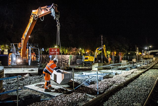 Passengers reminded of vital Highland main line upgrade work: PitlochryNight2 14-2