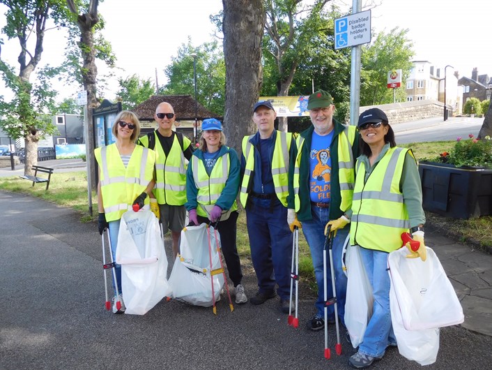 Guiseley volunteer group hits a rubbish milestone: Guiseley Free Litter