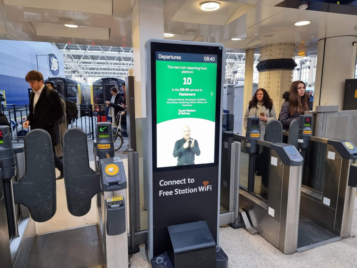 South Western Railway trials cutting-edge AI technology to improve accessibility