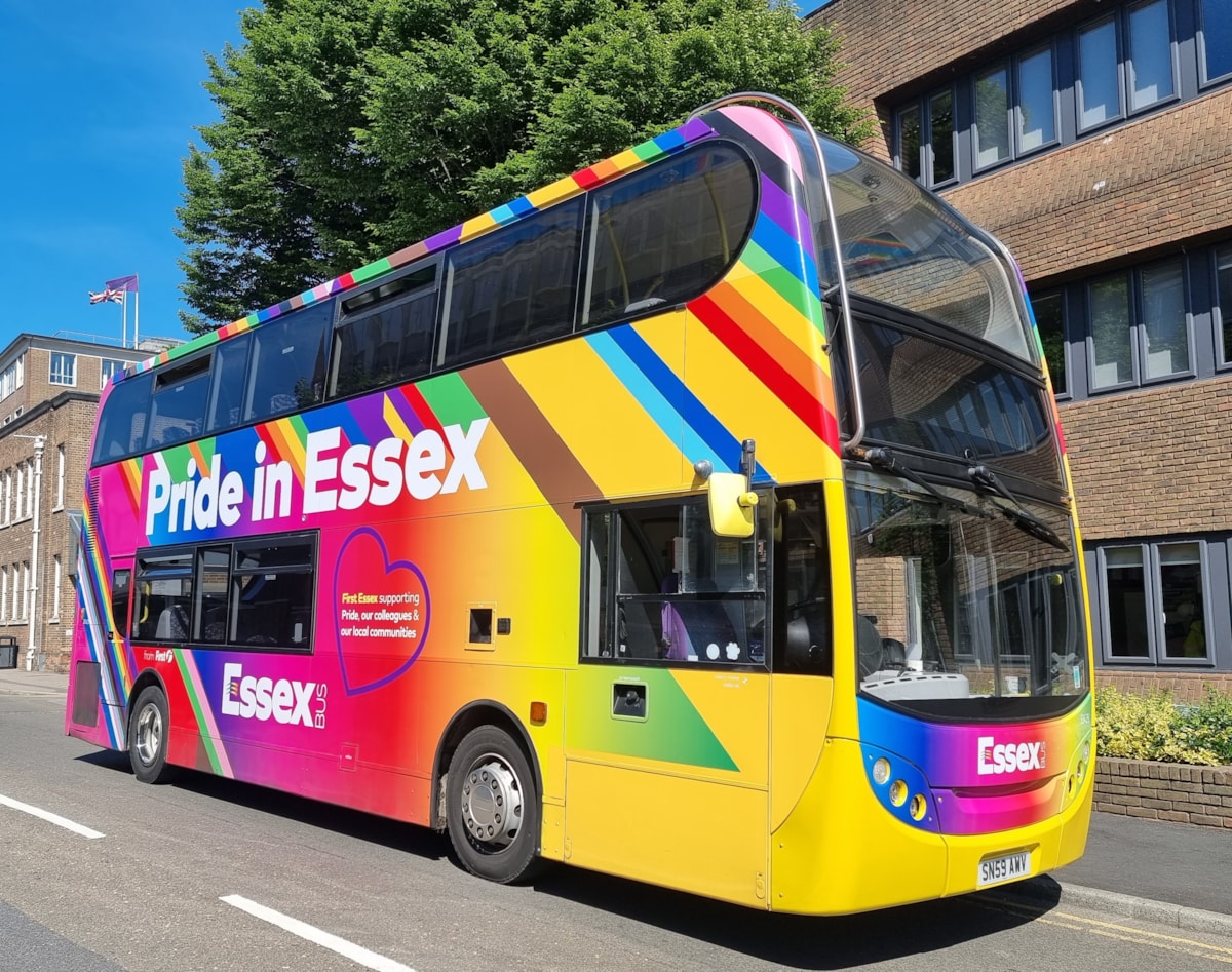 First Essex Pride Bus