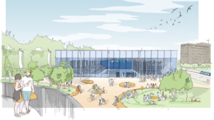 Ice Rink - Early artists impression