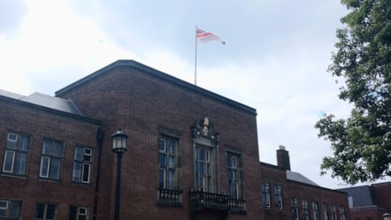 Dudley Council House flying Armed Forces Flag 2024 cropped