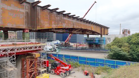 HS2 Lawley Middleway viaduct move completed 8