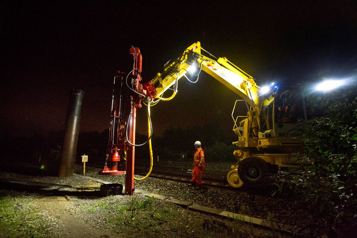 Piling is part of electrification: Crossrail