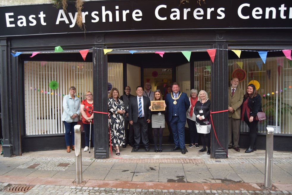 Provost opens new premises for Carers' Centre in Kilmarnock
