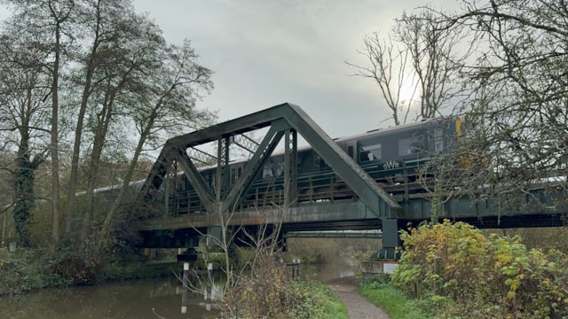 STARTING TOMORROW: Vital engineering work near Shalford, Surrey, to close North Downs Line between Guildford and Gatwick Airport for 16 days: River Wey bridge