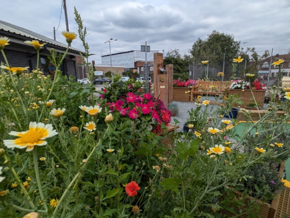 Green-fingered staff bring London’s Tube and rail stations and depots into full bloom: TfL Image - In Bloom competition garden