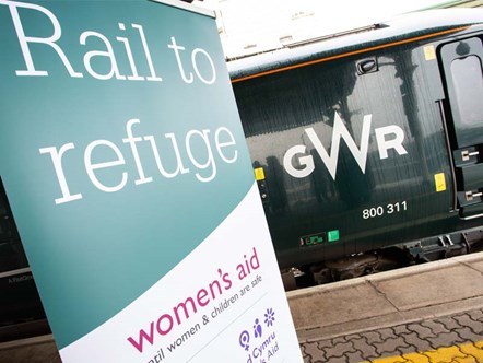 Woman's aid Rail to refuge