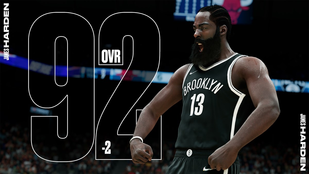 NBA 2K22 Player Ratings James Harden