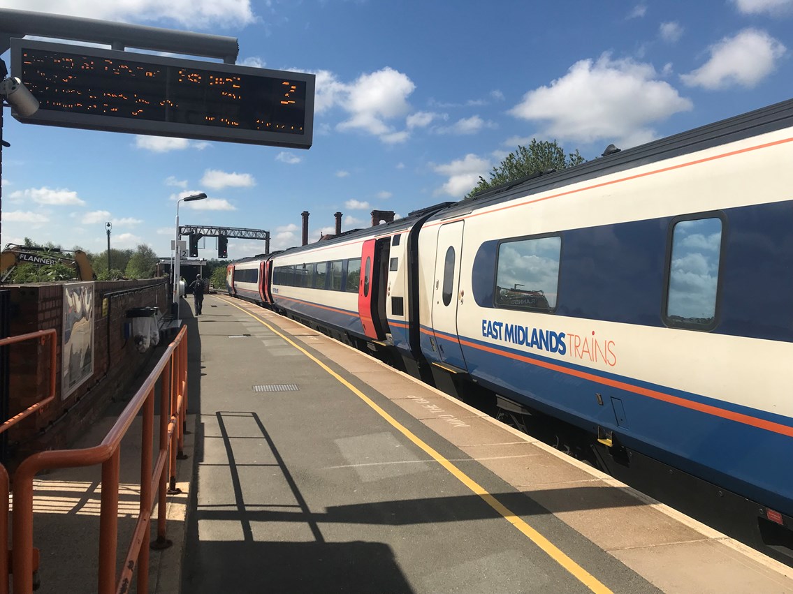 Passengers urged to plan ahead as six days of major work on Midland Main Line begins today: EMT at MH station 2