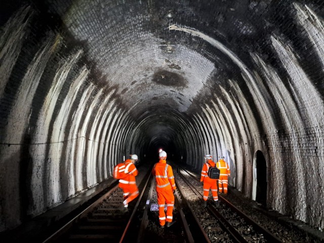 Inside view of Blackheath Tunnel: Inside view of Blackheath Tunnel