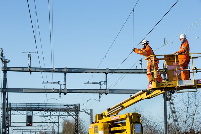 Upgrades to the railway in Anglia this Easter means passengers should check before they travel: OLE RenewalsRomford 039