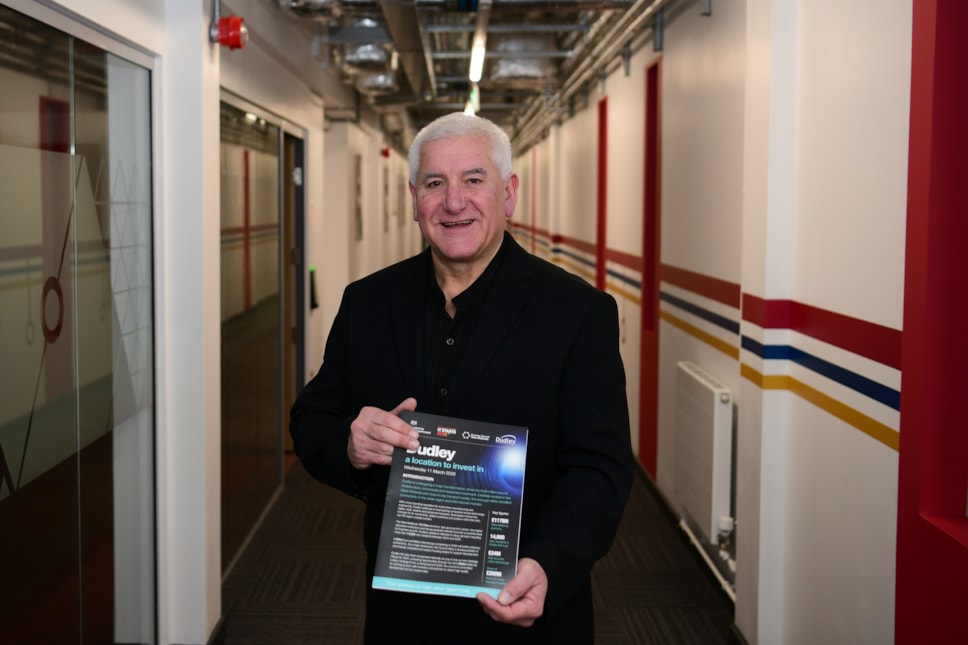 Leader of the council, Cllr Patrick Harley launches a new asset prospectus