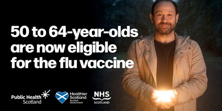 50 to 64-year-olds are now eligible for the flu vaccine - X