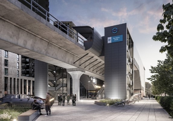 TfL Graphic - Artist's Impression of Pontoon Dock 1