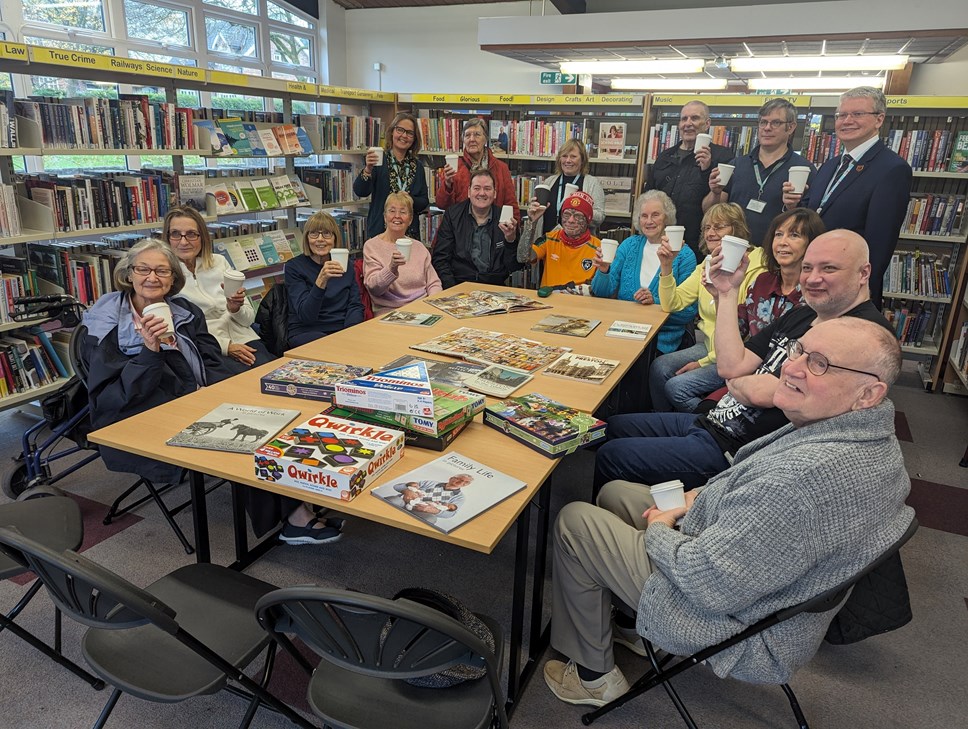 Group photo Kingsfold Library