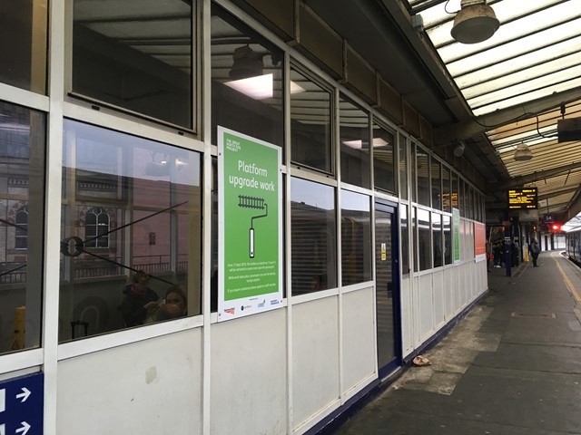 Piccadilly platforms 13 and 14 shelters
