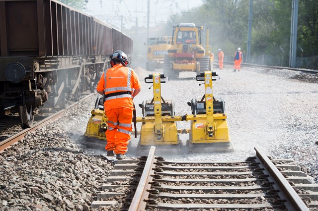 Upgrades to be carried out on the Harwich branch line to improve rail services: Track renewals image