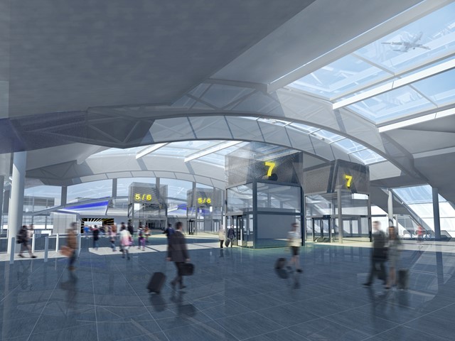 Gatwick Airport station transformation on target despite Covid-19 pandemic: Gatwick Airport redevelopment - CGI1