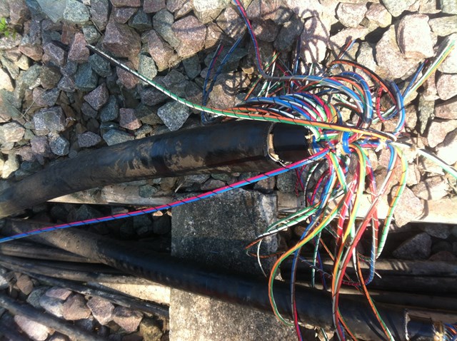 Severed cable, Millbrook