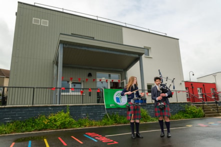 Archie and Sajal from Kilmarnock Academy