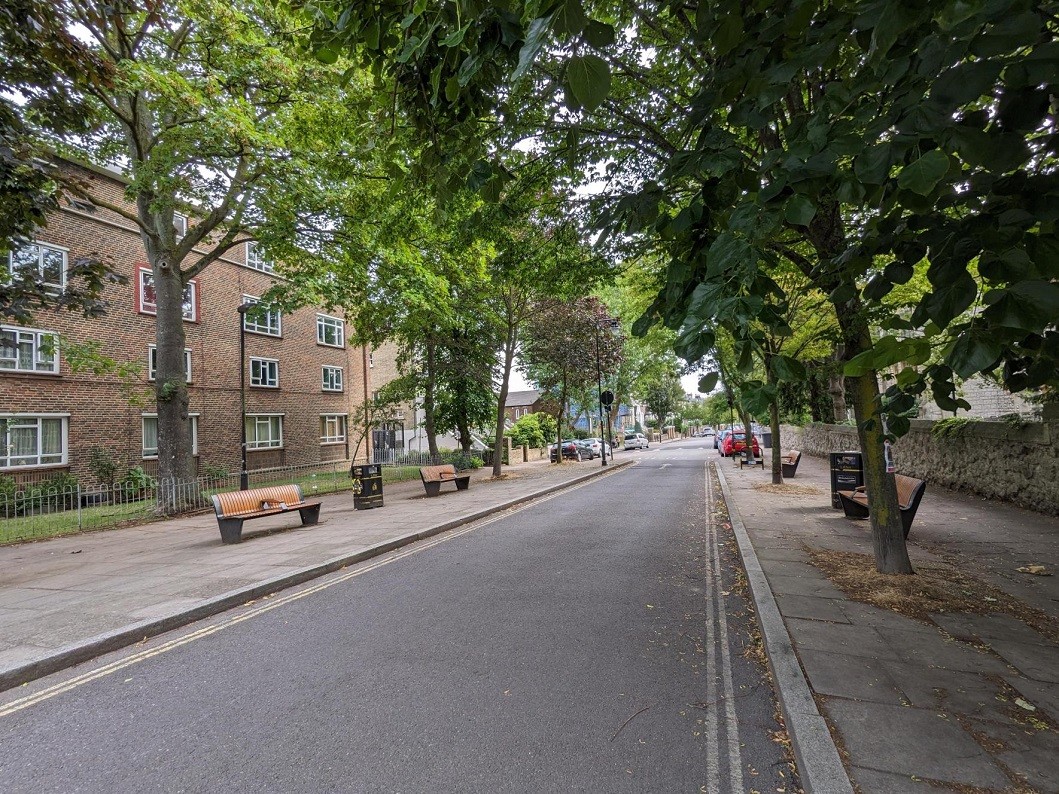 A street in the Nag's Head and York Way area, where the council is set to make improvements as part of Cycleway 50