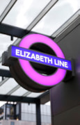 Elizabeth Line roundel: Elizabeth Line roundel