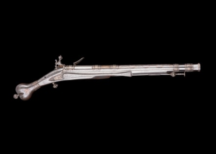 Steel and silver pistol, 17th century. Image © National Museums Scotland (1)