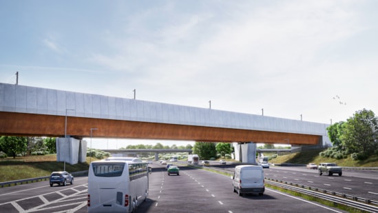 Visualisation of the M6 South viaduct from the perspective of drivers: Visualisation of the M6 South viaduct from the perspective of drivers