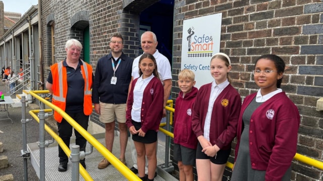 Network Rail and Southeastern using virtual reality to teach children how to Travel Safe, Travel Smart as rail safety education added to school curriculum: Newlands Primary School visit the Travel Safe Travel Smart centre in Margate