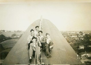 Jennifer Beston Grandfather on Tamar Bridge (Centre)