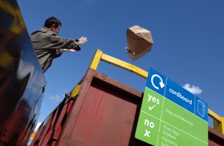 Longer opening hours for recycling sites: recyclingcardboard.jpg