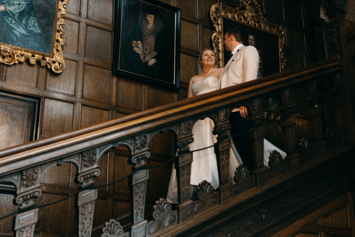 Picture Gallery wedding: Charlotte and Matthew Harrison, who tied the knot in Temple Newsam House’s stunning Picture Gallery. The ceremony saw the newlyweds become the first people to be married in the gallery’s beautiful surroundings in over a hundred years.
Picture credit Indy and Grace Photography.