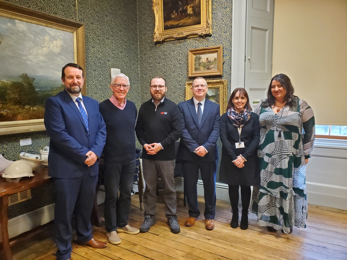 Minister on a recent visit to Cyfarthfa