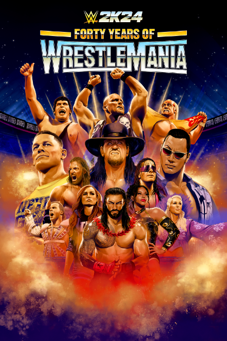 WWE 2K24 Forty Years of WrestleMania Cover Art-3