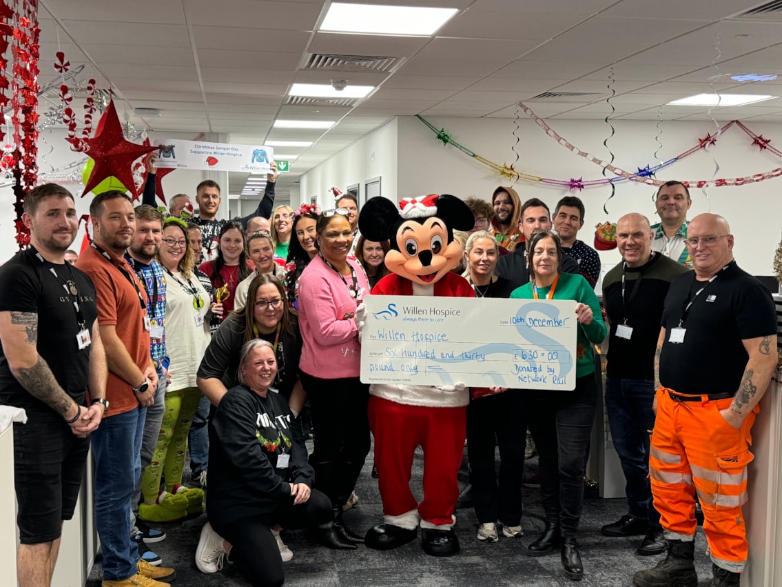Network Rail staff in Bletchley fundraise to support local Willen Hospice