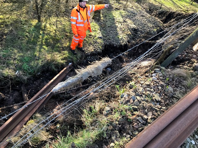 Dutton viaduct landslip March 2020 5