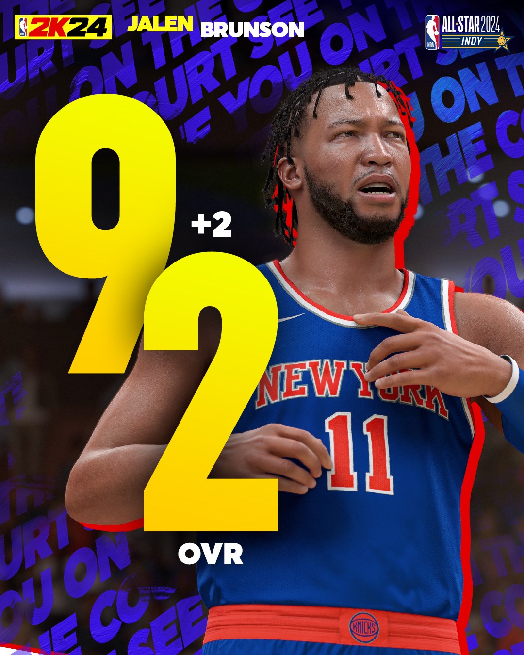 NBA 2K24 Ratings Update 6 Jalen Brunson