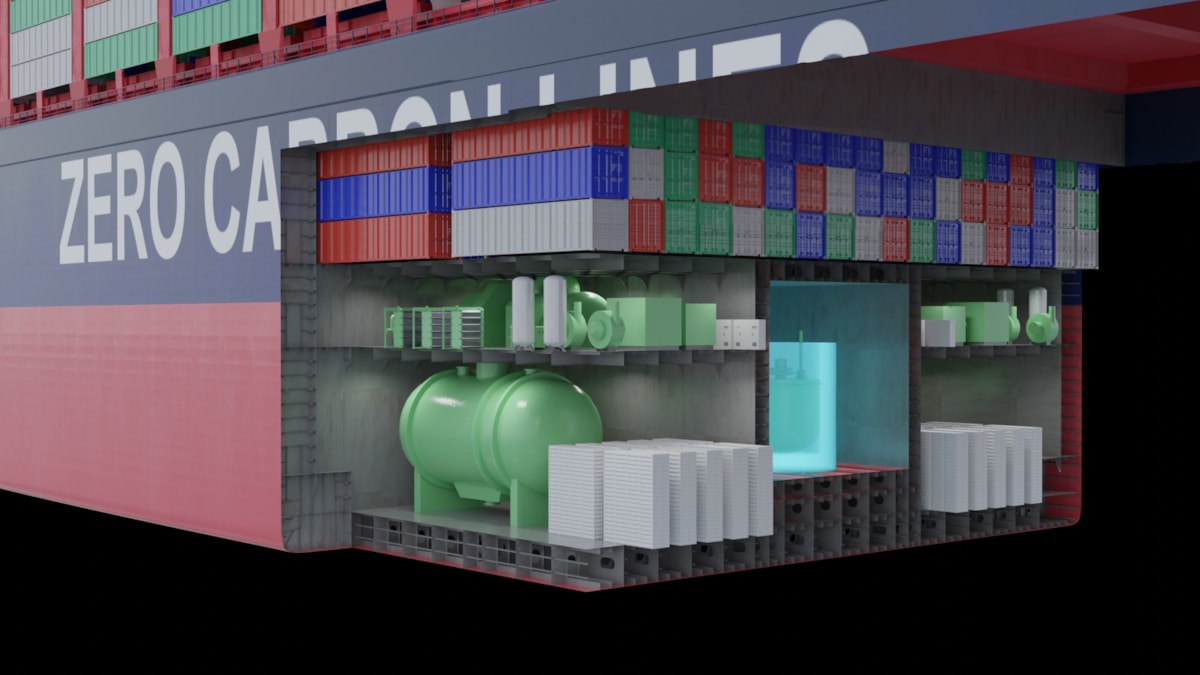 Nuclear propulsion cutaway 2