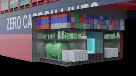 Nuclear propulsion cutaway 2