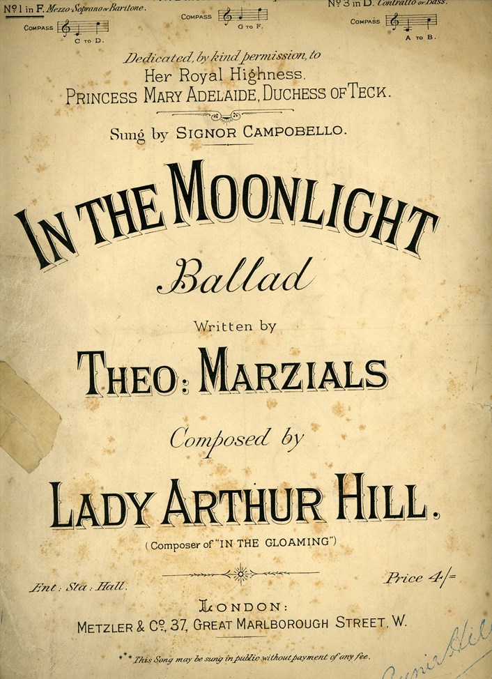 Lady Arthur Hill - In the Moonlight 1882