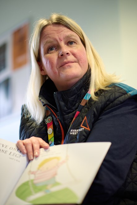 Rachel Jones, Diversity and Inclusion Manager at Avanti West Coast, hosted a reading session at Runcorn station as part of World Book Day celebrations
