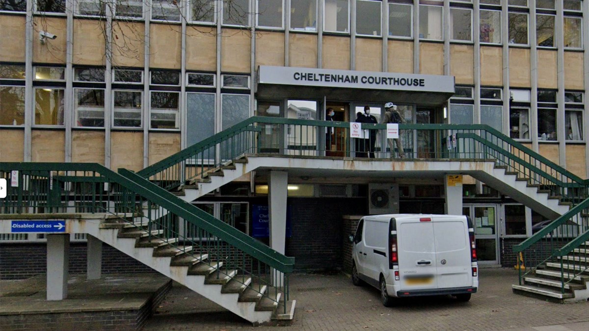 This image shows a picture of Cheltenham Magistrates Court.