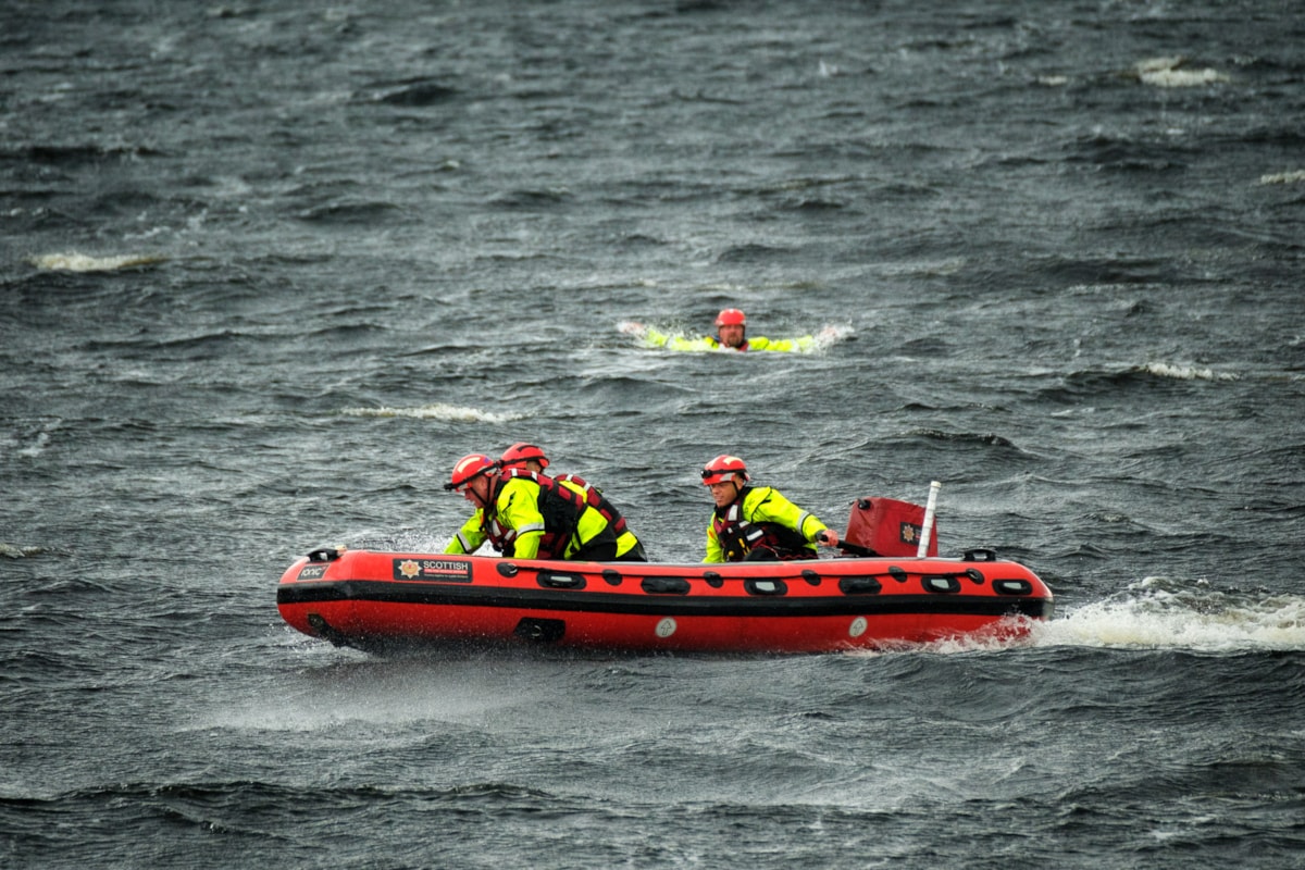 Loch Doon water safety training