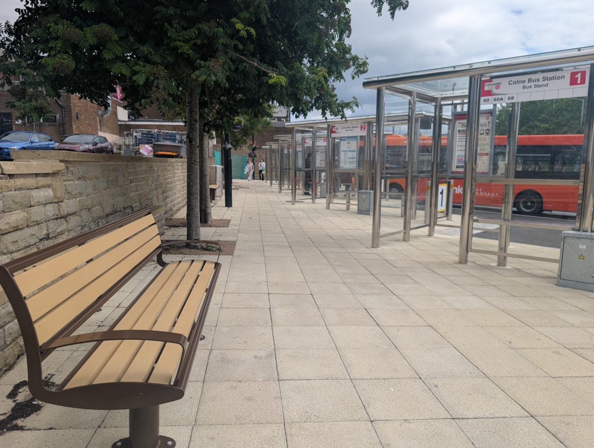New benches have been installed