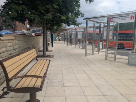New benches have been installed
