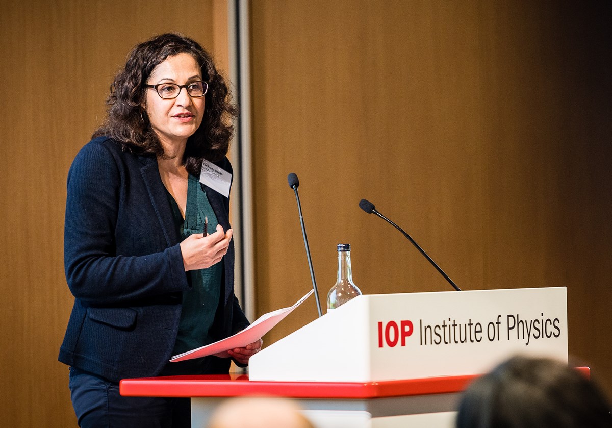 Cllr Asima Shaikh launches the World Of Work programme at the Institute of Physics