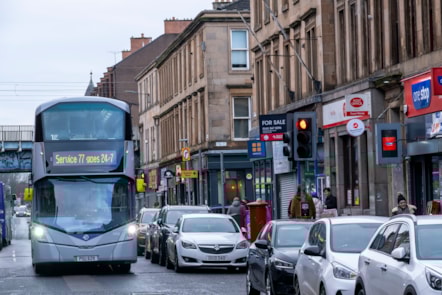First Bus Scotland 77 service 24-hr launch 3