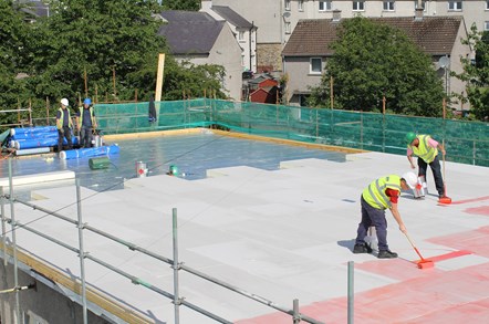 Roofing work under way at Seafield Primary School: Work forging ahead on Moray school refurbishment