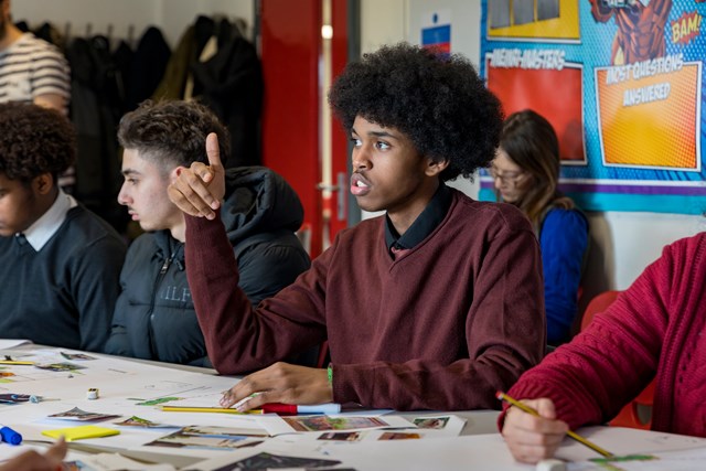 Places for London Image - Students at a Construction Skills Session